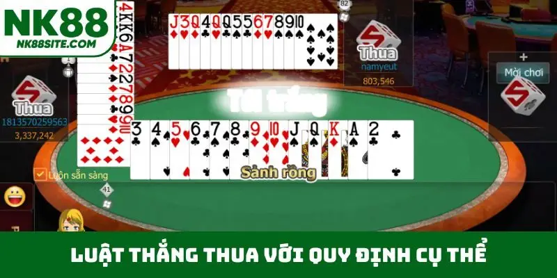 Luật thắng thua với quy định cụ thể
