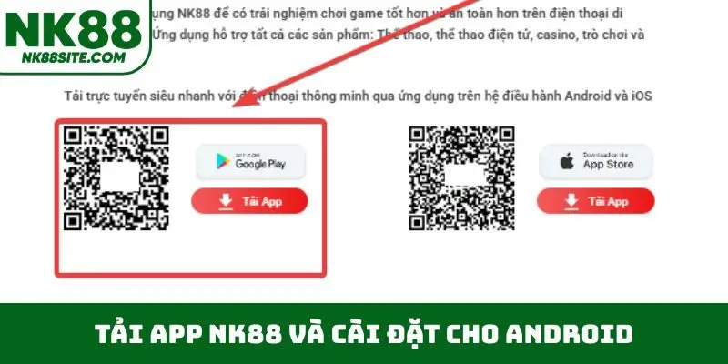 Tải app NK88 và cài đặt cho Android