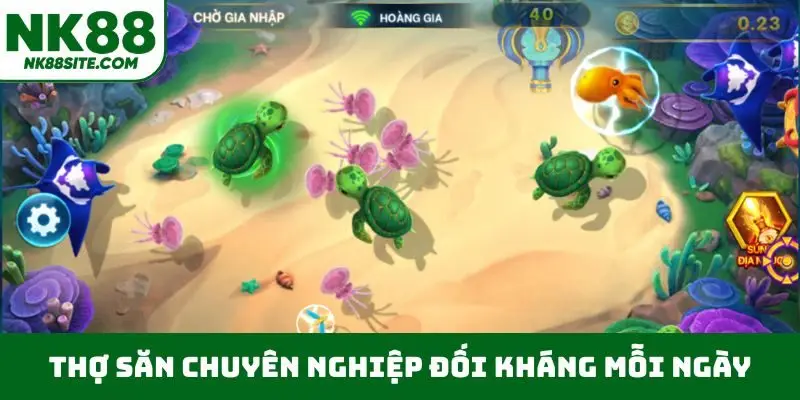 Thợ săn chuyên nghiệp đối kháng mỗi ngày